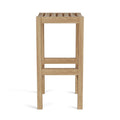 New Montego Backless Teak Bar Chair - Outdoor Patio & Bar Seating