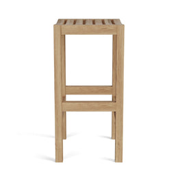 New Montego Backless Teak Bar Chair - Outdoor Patio & Bar Seating