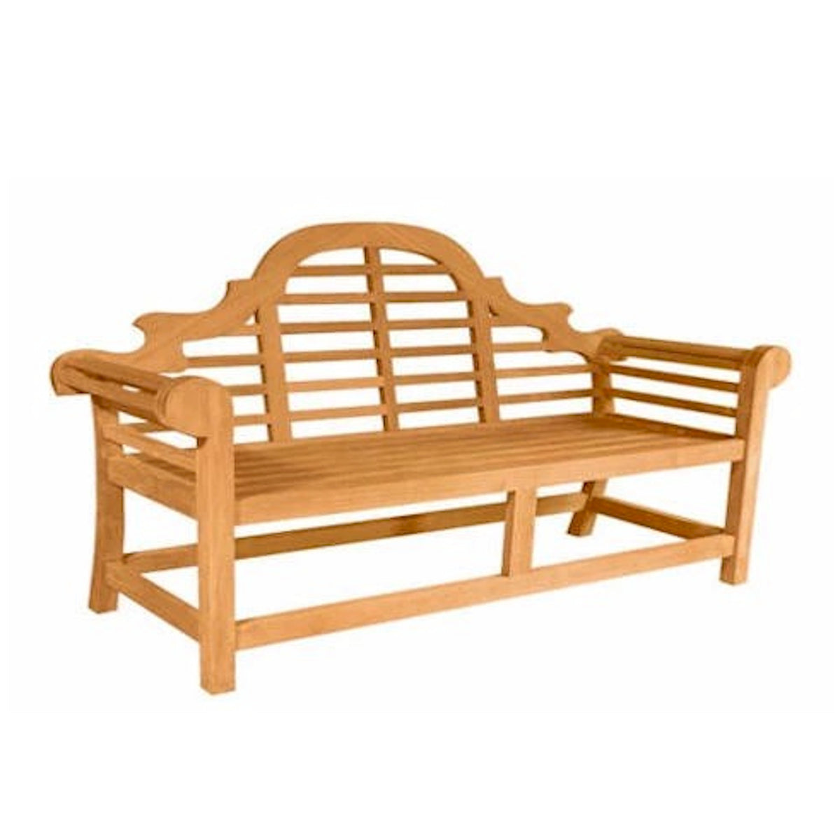 Marlborough 3-Seater Teak Wood Bench – Lutyens Design | BetterPatio // BetterPatio.com