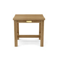 Braxton Teak Backless Bench - Classic Outdoor Stool Seating