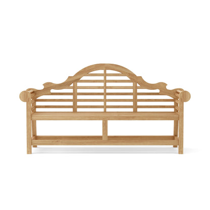 Marlborough 3-Seater Teak Wood Bench – Lutyens Design | BetterPatio // BetterPatio.com