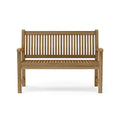 Sahara Teak Wood Outdoor Bench - 2-Seater & 3-Seater, Curve Back Design