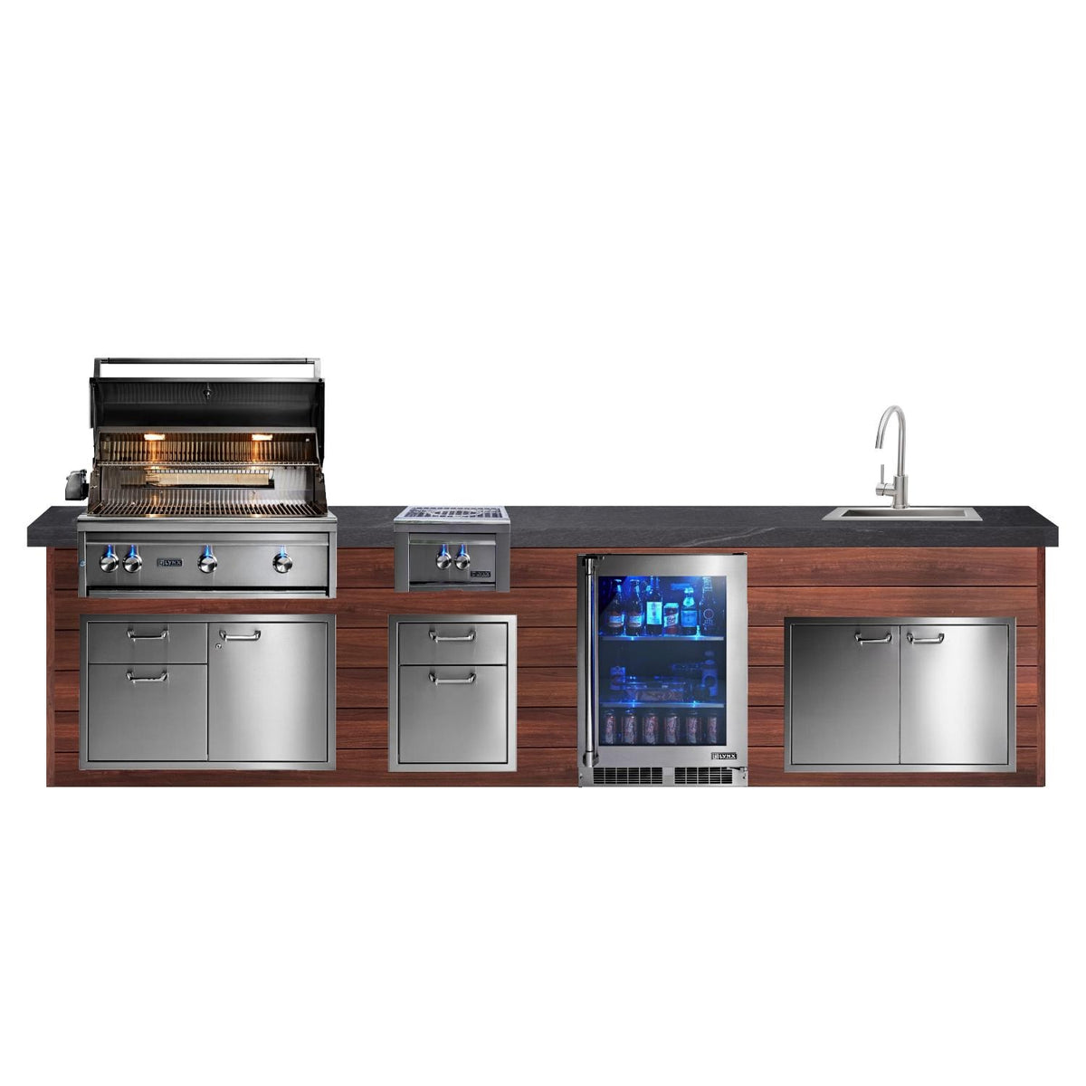 Lynx Professional 8 Foot Luxury Outdoor Grill Island // BetterPatio.com