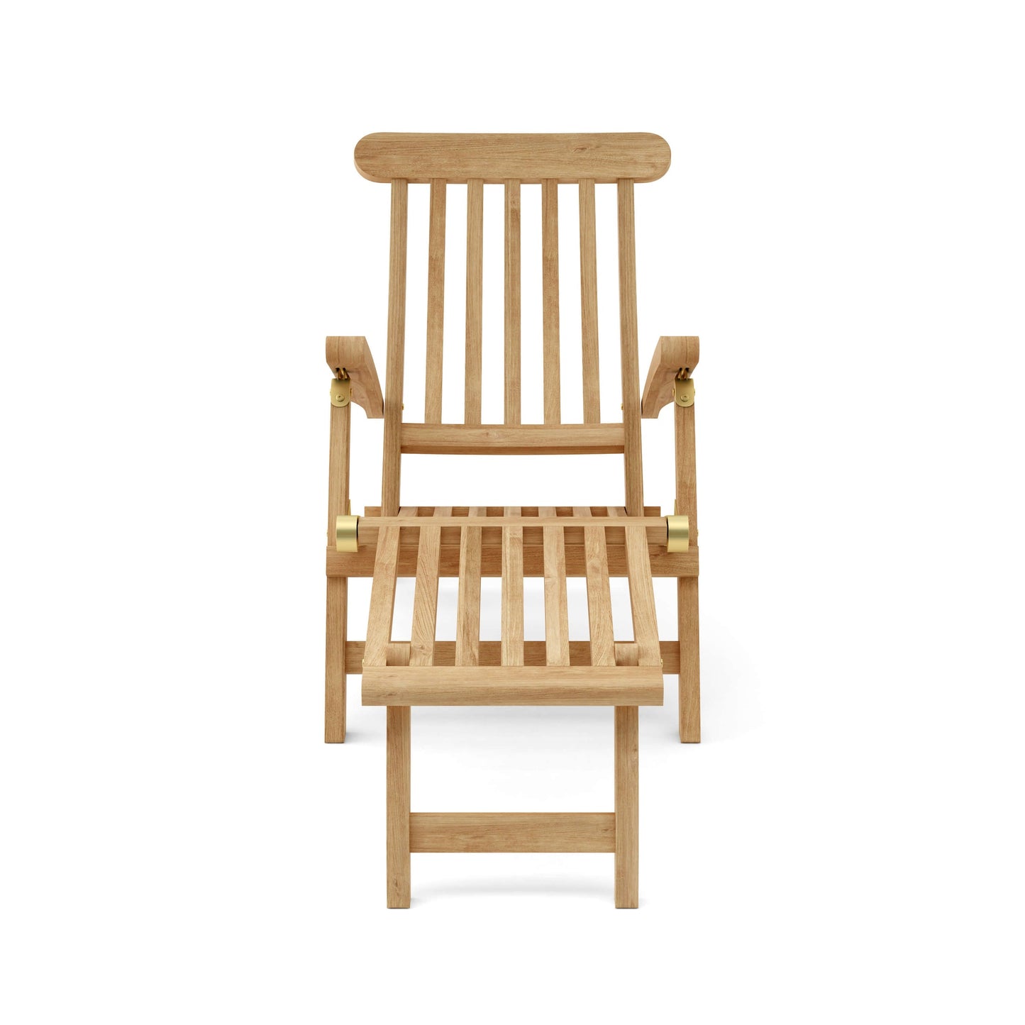 Wooden chair on a white background