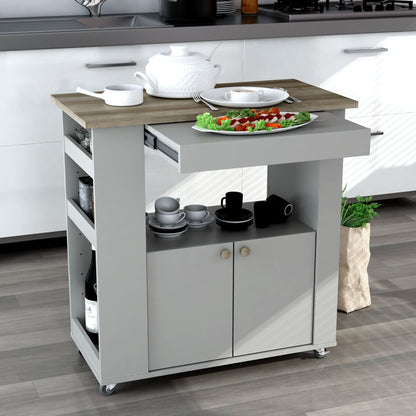 Astor 35" Kitchen Cart with Wheels & Storage | BetterPatio // BetterPatio.com