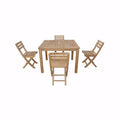 Montage Alabama 5 - Piece Outdoor Teak Dining Set