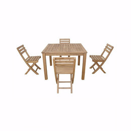 Montage Alabama 5 - Piece Outdoor Teak Dining Set