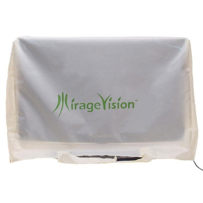White pouch with 'MirageVision' logo on a white background