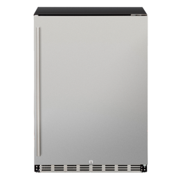 TrueFlame 24-Inch 5.3 C Deluxe Outdoor Rated Fridge, TF-RFR-24D