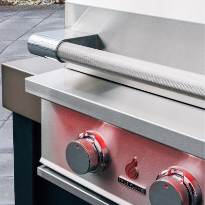 TrueFlame 32-Inch Built-In Gas Grill TF32 LED Rotisserie - burner detail image 3
