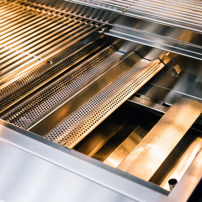 TrueFlame 32-Inch Built-In Gas Grill TF32 LED Rotisserie - built-in install view image 7