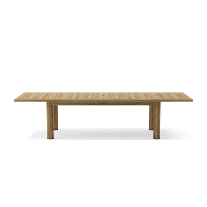 Wooden table on a white background