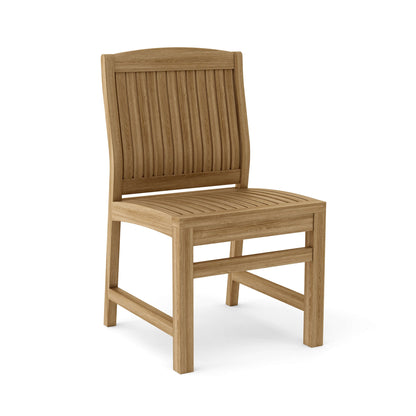 Anderson Teak Sahara Non-Stacking Dining Side Chair - premium teak outdoor chair view 1