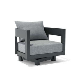 Coronado 6 - Piece Aluminum Swivel Deep Seating Set with Sunbrella Cushions