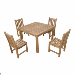 Montage Braxton 5 - Piece Outdoor Teak Dining Set