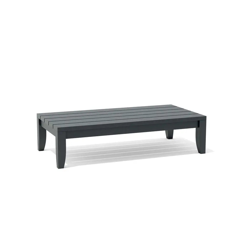 Gray outdoor bench on a white background