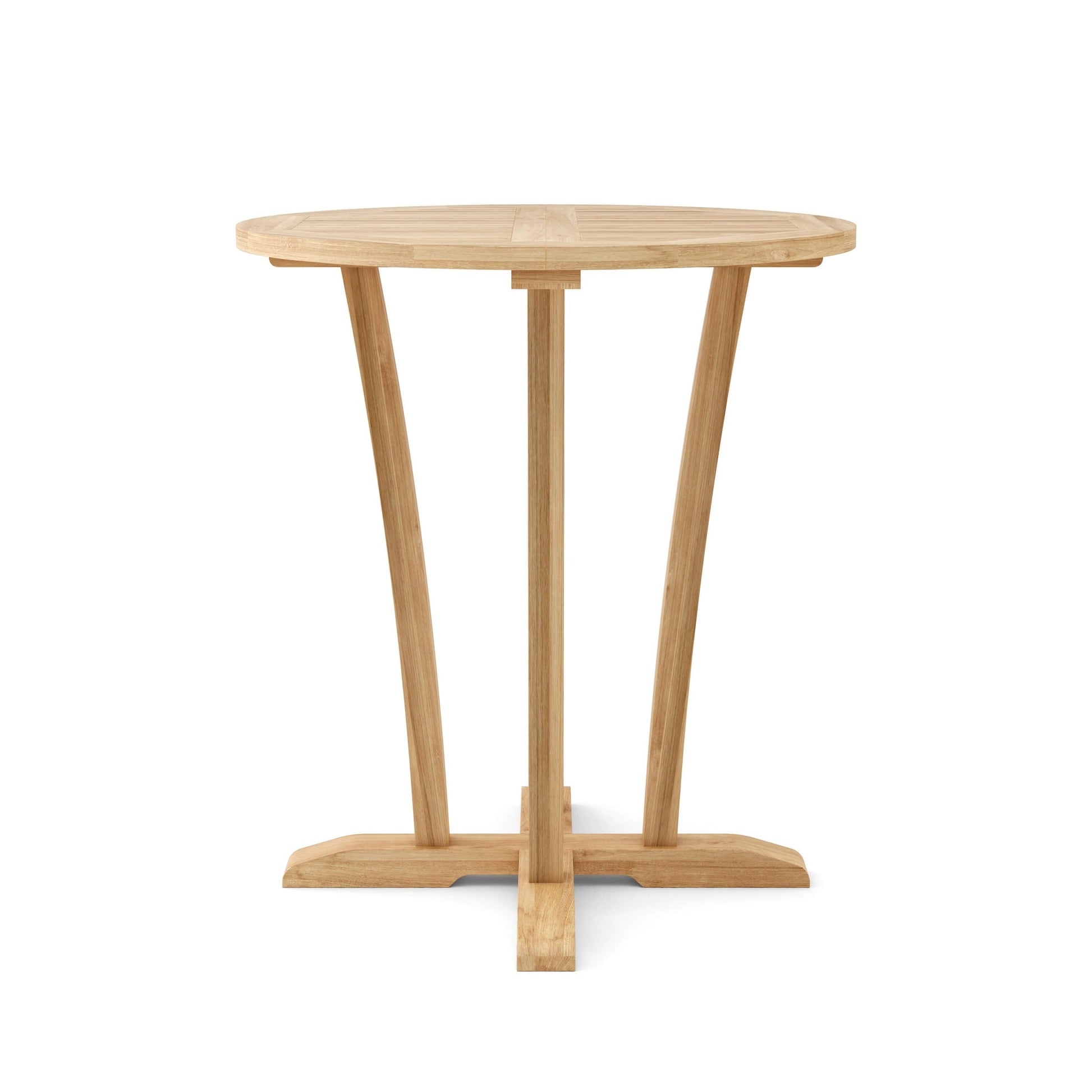 Wooden table with a white background