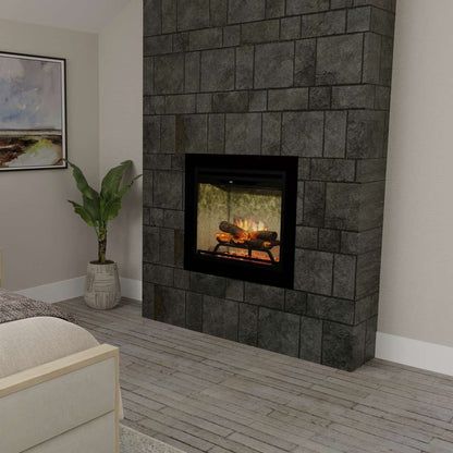 Revillusion Weathered Concrete in bedroom setting