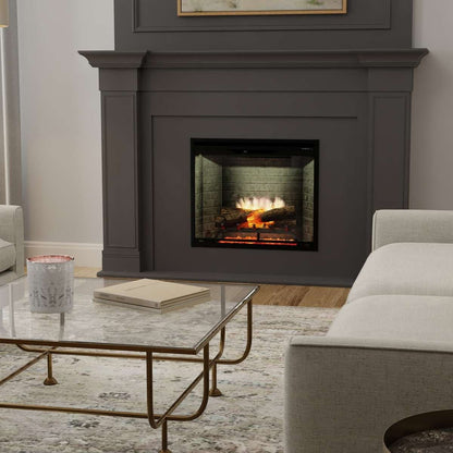 Revillusion Neutral Brick in living room setting
