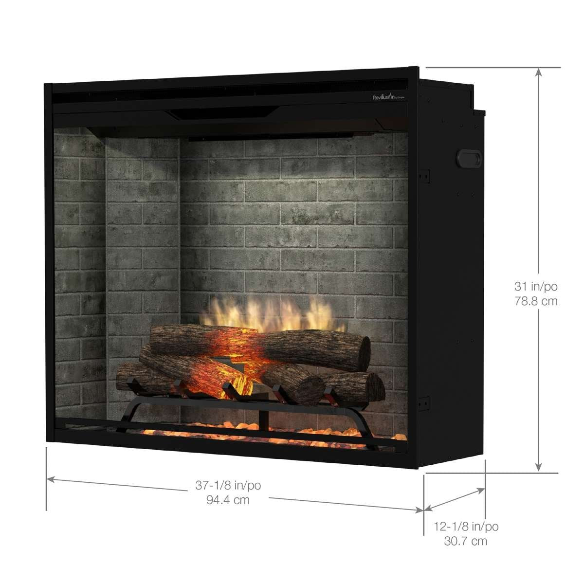Revillusion 36 Portrait Neutral Brick dimensions diagram