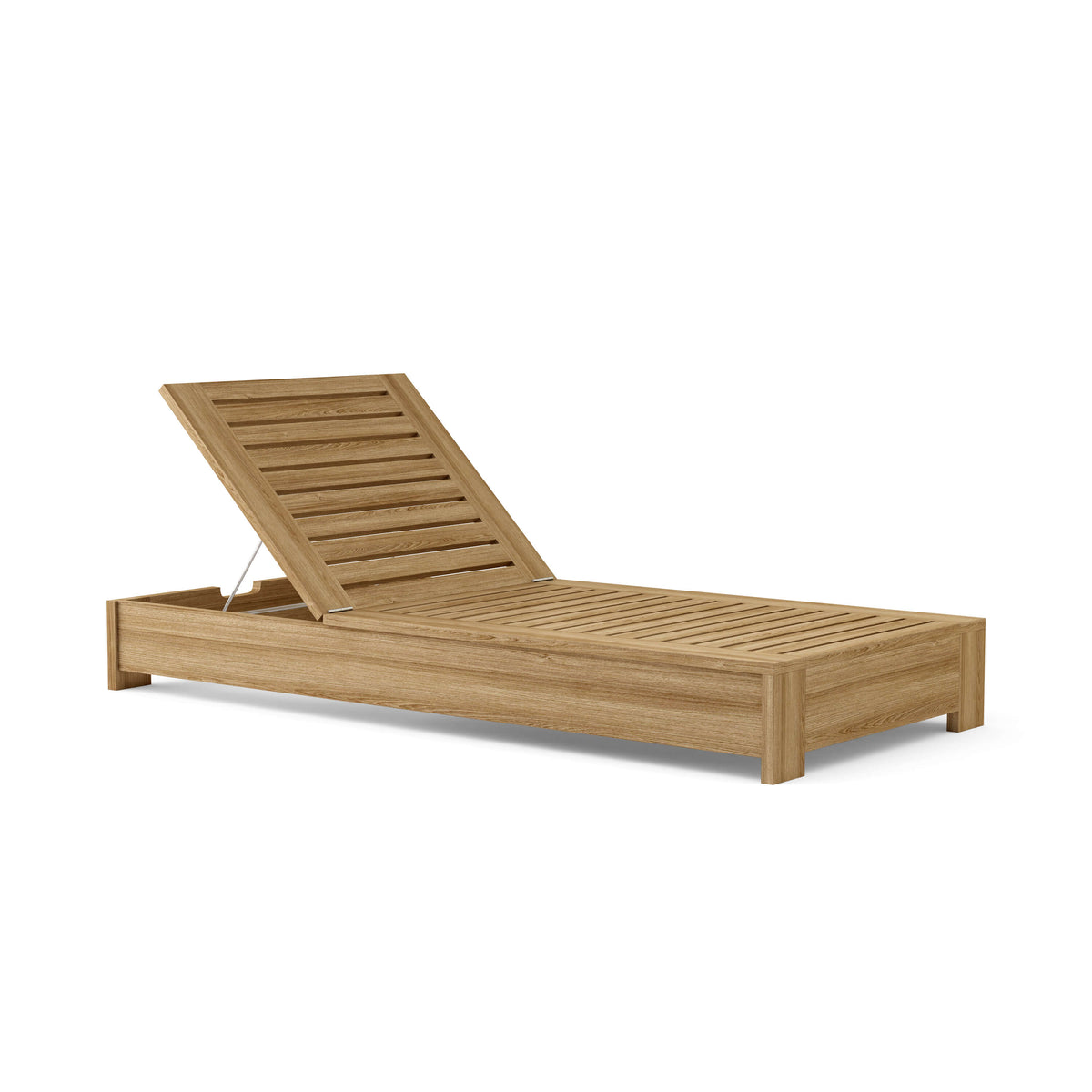 Madera Teak Sun Lounger with Sunbrella Cushions | BetterPatio // BetterPatio.com
