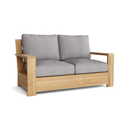 Madera Teak Deep Seating Loveseat with Sunbrella Cushions