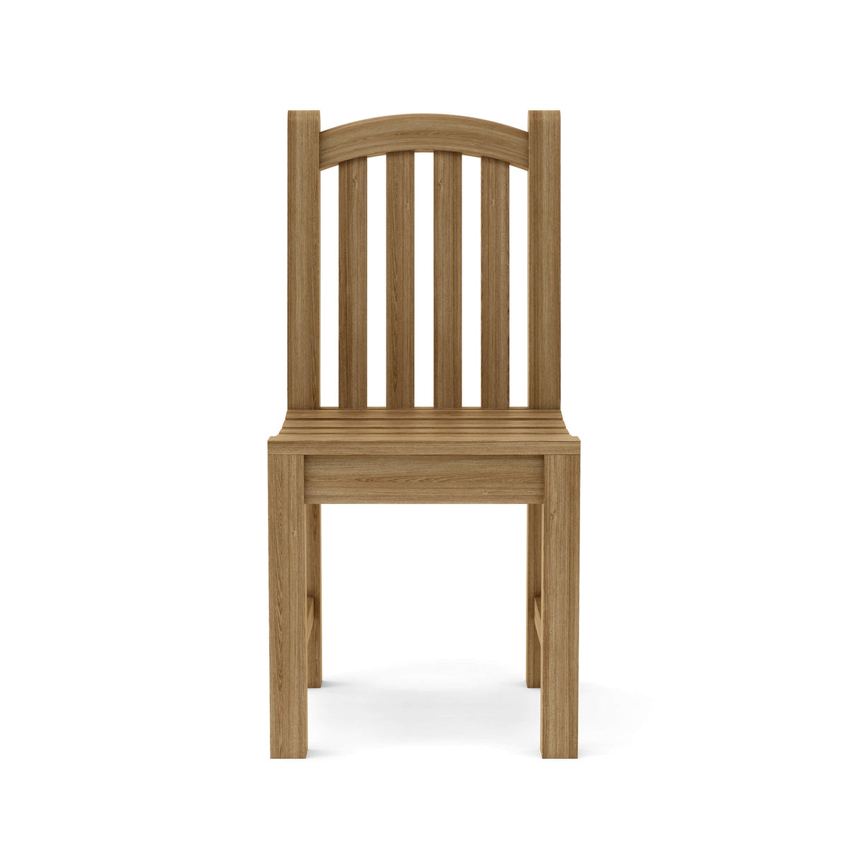 Wooden chair on a white background