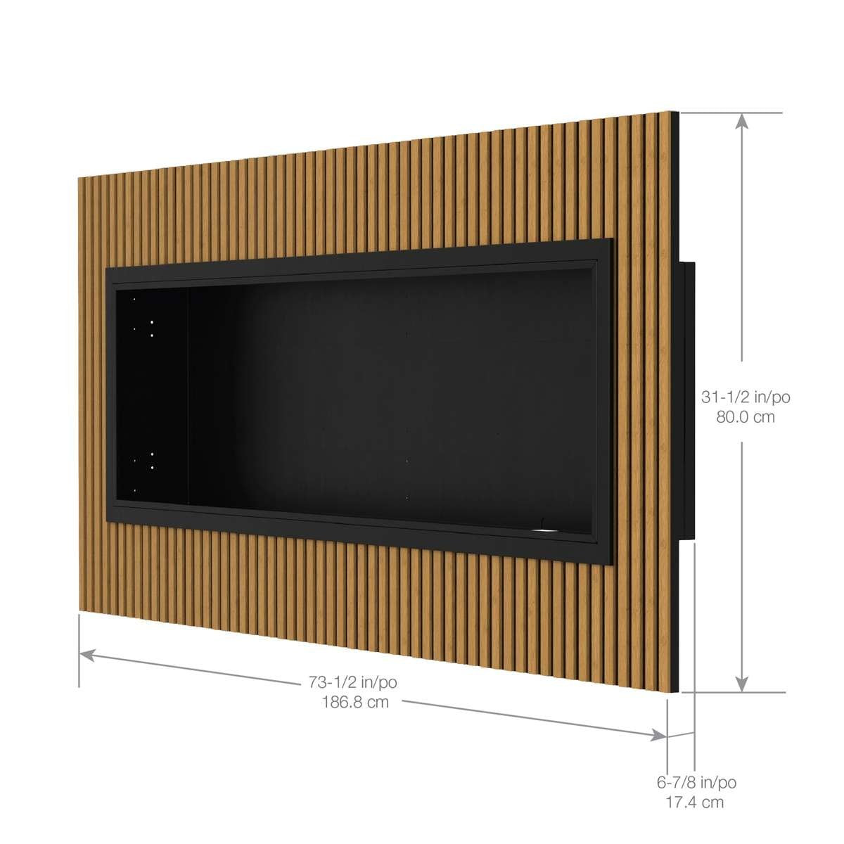 60" Storm Panel Surround - Light Oak