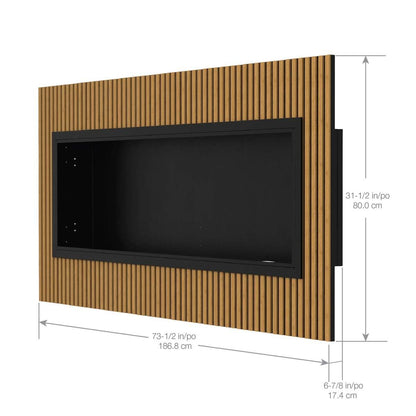 60" Storm Panel Surround - Light Oak