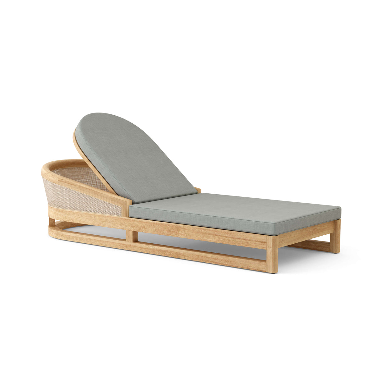 Catania Teak Chaise Lounge with Sunbrella Cushions | BetterPatio // BetterPatio.com