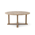 Tosca 59" Solid Teak Outdoor Round Dining Table