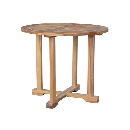 Descanso Windham 5-Piece Teak Outdoor Dining Set | BetterPatio // BetterPatio.com