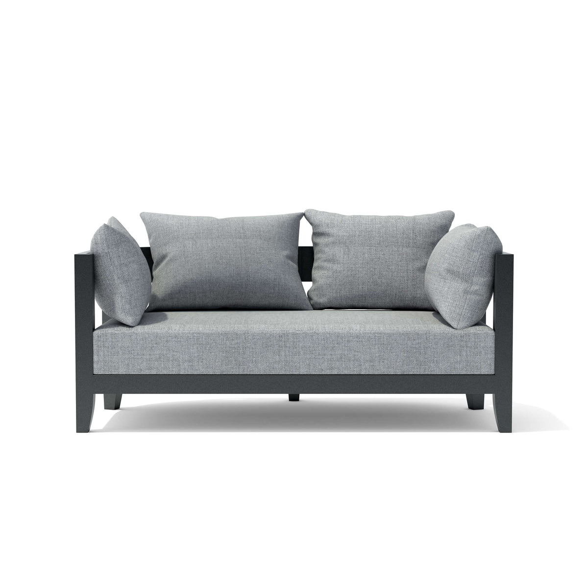 Coronado Aluminum Deep Seating Loveseat – Outdoor Sofa