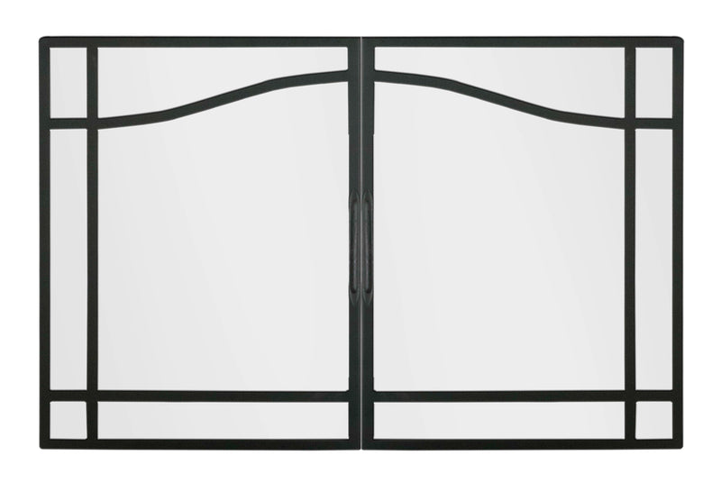 Dimplex BFSDOOR39BLK 39 inch swing glass door for BF39 firebox