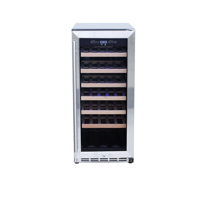Summerset 15 Inch 3.2C Outdoor Rated Single Zone Wine Cooler SSRFR-15W - BetterPatio.com