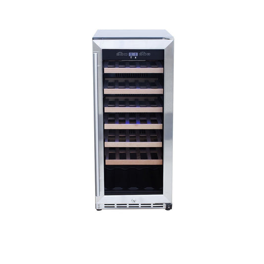 Summerset 15 Inch 3.2C Outdoor Rated Single Zone Wine Cooler SSRFR-15W - BetterPatio.com