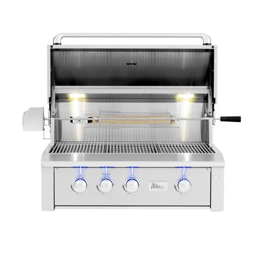 Summerset Alturi 36 inch Built-in Liquid Propane Grill with Stainless Steel 304 Stainless Steel Main Burners & Rotisserie Back Burner ALT36-LP - BetterPatio.com