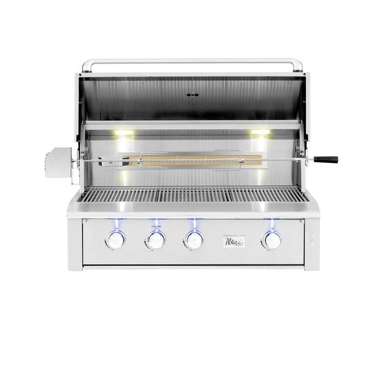 Summerset Alturi 42 inch Built-in Liquid Propane Grill with Stainless Steel 304 Stainless Steel Main Burners & Rotisserie Back Burner ALT42-LP - BetterPatio.com