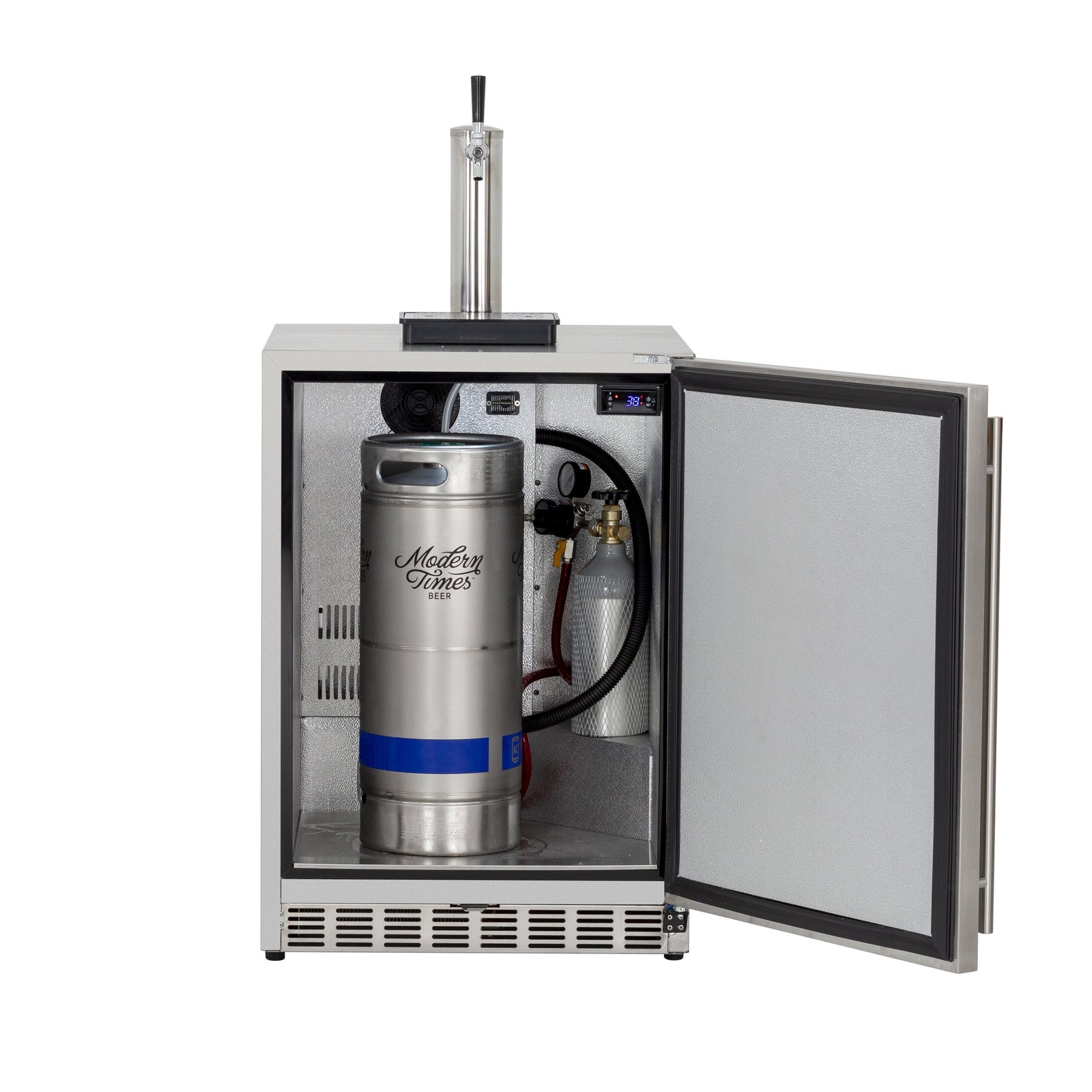 Summerset 15x15 inch Stainless Steel Drop In Sink and Hot and Cold Faucet SSNK-15D - BetterPatio.com