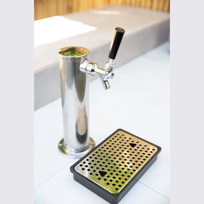 Summerset 15x15 inch Stainless Steel Drop In Sink and Hot and Cold Faucet SSNK-15D - BetterPatio.com