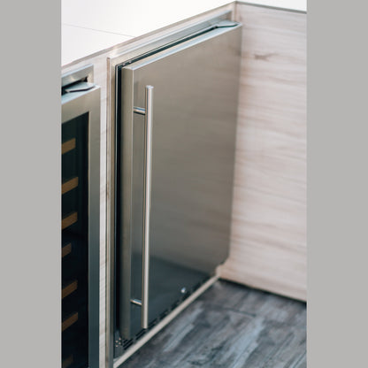 Summerset 15x15 inch Stainless Steel Drop In Sink and Hot and Cold Faucet SSNK-15D - BetterPatio.com