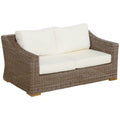 Douglas Nance Monaco Deep Seating Loveseat with White Cushion DN4502