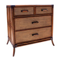 Palm Cove 4-Drawer Split Chest
