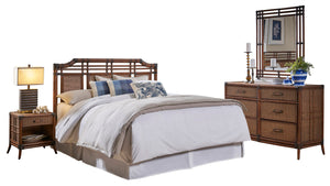 Palm Cove 4-Piece King Bedroom Set | Hospitality Rattan Home