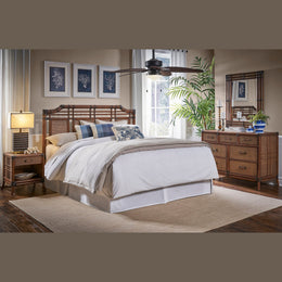 Palm Cove 4-Piece King Bedroom Set with Triple Dresser