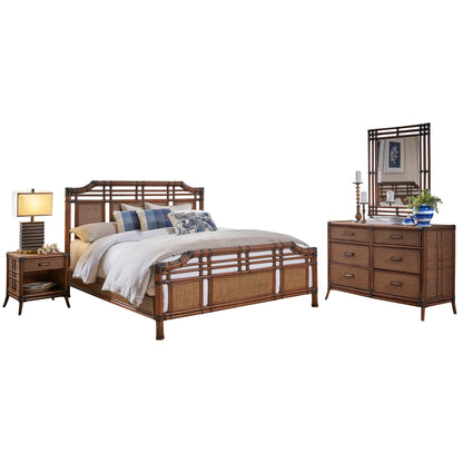 Palm Cove 6-Piece Complete King Bedroom Set | Hospitality Rattan Home