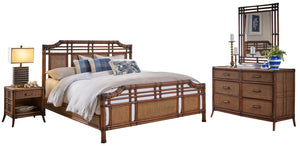 Palm Cove 6-Piece Complete King Bedroom Set | Hospitality Rattan Home