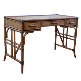Palm Cove Desk w/Glass