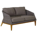 Douglas Nance Capri Deep Seating Loveseat with White Cushion DN4402