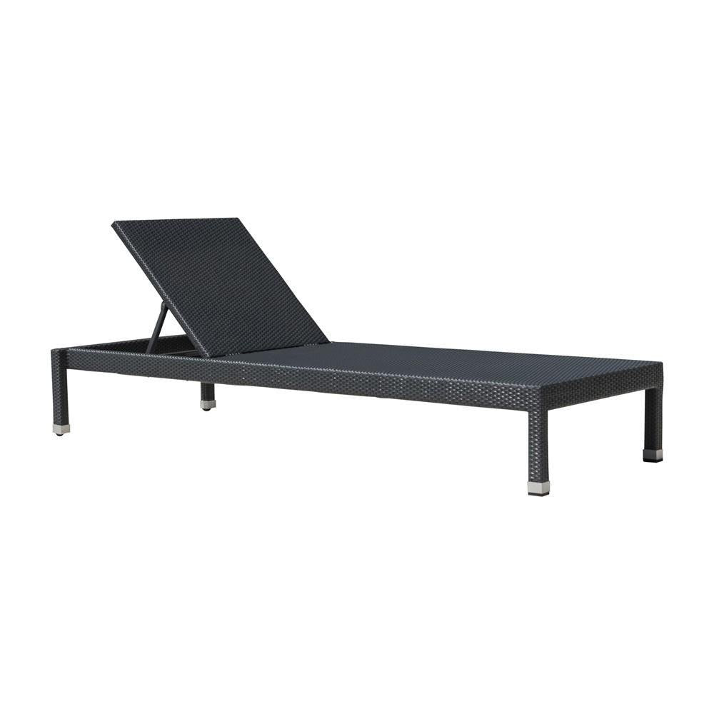 Panama Jack Onyx Chaise Lounge w/cushion PJO-1901-BLK-CL-CUSH - BetterPatio.com